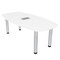 Skutchi Designs 33.5 in W, 69.5 in L, 29 in H, Engineered Wood Top, White HAR-ABOT-34X70-POST-ELEC-XD09 - alternate 1